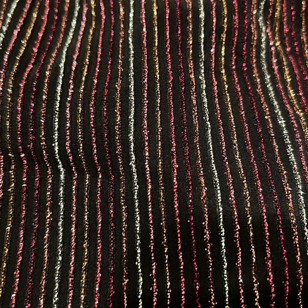 NWT forever 21 size small black sparkly bodycon dress with spaghetti straps - Picture 2 of 9